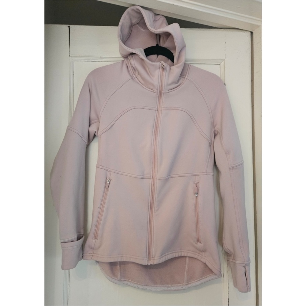 LULULEMON Fleece Flurry Jacket Mink Berry Size 10